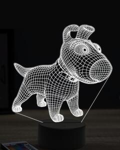 Beling 3D lampa, Cartoon dog, 16 farebná, PS09