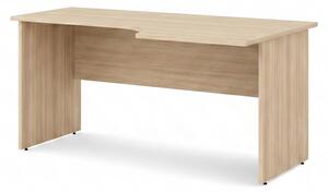 Ergonomický stôl Impress 160 x 90 cm, pravý, agát svetlý