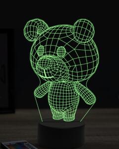 Beling 3D lampa,toon pes 7 farebná OR34