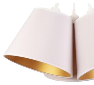Duolla - Luster na lanku TWIGGY 3xE27/40W/230V pr. 60 cm biela