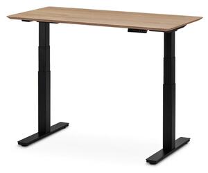 Výškovo nastaviteľný stôl z drevenej dyhy Dub 120X60