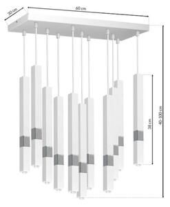 LED Luster na lanku CASTRO 11xG9/7W/230V