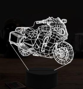 Beling 3D lampa, Cop bike, 7 farebná ZZ30