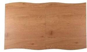 Signal Jedálenský stôl FRESNO dub/čierny rám 150(210)X90