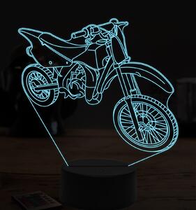 Beling 3D lampa,Dirt bike 2, 7 farebná ZZ33