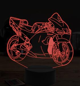 Beling 3D lampa,Ducati GP, 7 farebná ZZ37