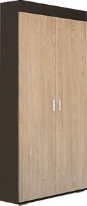 Nabbi Šatníková skriňa Mils W - dub rodos / wenge magic