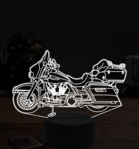 Beling 3D lampa,harley davidson electra glid, 7 farebná ZZ39