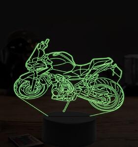 Beling 3D lampa,Kawasaki Z650, 7 farebná ZZ50