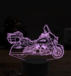 Beling 3D lampa,Star motorbike, 7 farebná ZZ56