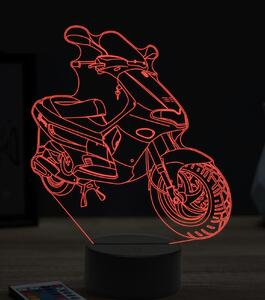 Beling 3D lampa,Scooter gilera runner, 7 farebná ZZ55