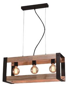 Luster na lanku VARNA 3xE27/40W/230V dub