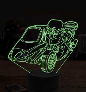 Beling 3D lampa,Yamaha zo sajdkárov, 7 farebná ZZ63
