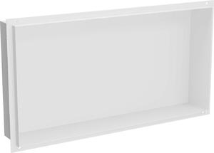 Mexen X-Wall-NR, polička na zapustenie pod obklad bez goliera 60 x 30 cm, biela, 1921603010