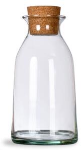Sklenená fľaša s korkovou zátkou 800 ml