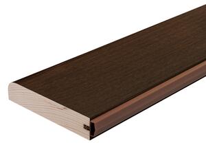 MPkovania TD - DREVENÝ PRAH S TESNENÍM - BUK ORECH Dĺžka: 80 cm, Šírka: 16 cm