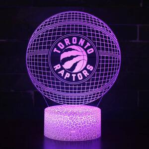 Beling 3D lampa,Toronto Raptors, 16 farebná QX12