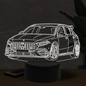 Beling 3D lampa, Mercedes A45 AMG, 16 farebná O16