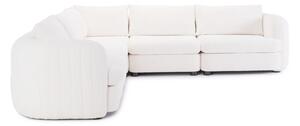 - Luxusný minimalistický rohový gauč PLEASURE MAX DRUH LÁTKY: TENDER WAY - 01