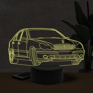 Beling 3D lampa, Mercedes w2031, 16 farebná O27