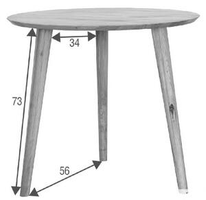 CANBERRA Jedálenský stôl 75x75 cm, dub