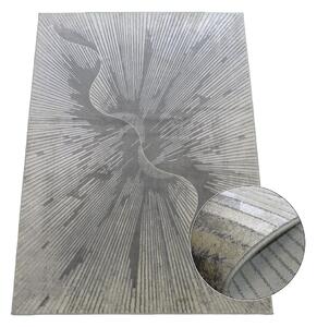 Esprit 3607 GREY – sivý obdĺžnikový koberec so vzorom Rozmer: 140x190 cm
