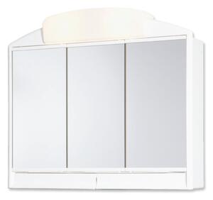 Zrkadlová skrinka s osvetlením Jokey 51x59 cm plast biela RANO