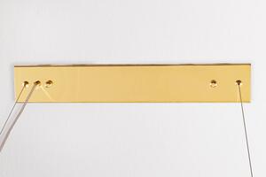 Dizajnové závesné svietidlo Anabelle 120 cm zlaté