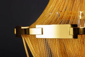 Dizajnový luster Finn 70 cm zlatý