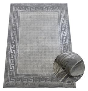Koberec Esprit 3602 GREY – sivý obdĺžnikový koberec s vzorom Rozmer: 120x180 cm