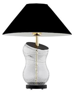 Argon 8037 - Stolná lampa VENETO 1xE27/15W/230V čierna/mosadz