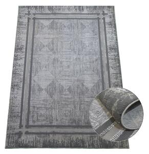 Koberec Allianz 6303 GREY – sivý obdĺžnikový koberec so vzorom Rozmer: 140x190 cm