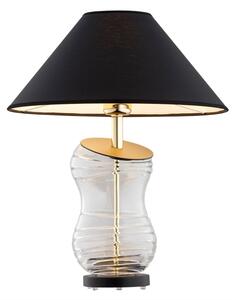 Argon 8037 - Stolná lampa VENETO 1xE27/15W/230V čierna/mosadz