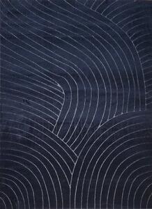 BE Koberec Kolekcia Zen Garden 2402 NAVY – námornícky modrý obdĺžnikový Rozmer: 140x190 cm