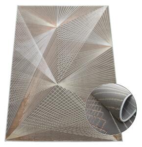 Koberec Allianz 6305 béžový s geometrickým vzorom – obdĺžnik Rozmer: 80x150 cm