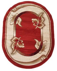 Oválny koberec Adora 7014 TERRA v hnedej farbe – vintage vzor Rozmer: 140x190 cm