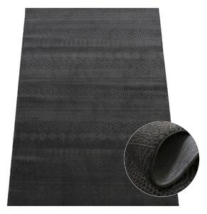 Koberec Zurich 1901 Dark Grey – sivý obdĺžnikový so vzorom Rozmer: 200x290 cm