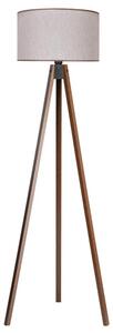 Duolla - Stojacia lampa 1xE27/60W/230V pr. 44 cm béžová/wenge