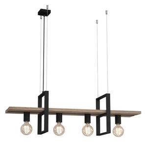 Luster na lanku SHELF 4xE27/60W/230V