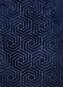 BE Koberec Kolekcia Zen Garden 2401 NAVY – námornícky modrý obdĺžnikový Rozmer: 60x100 cm