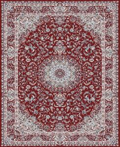 Koberec Jasmin 9871 RED – červený so vzorom, 100% akryl Rozmer: 120x180 cm
