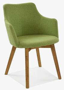 Stolička s podrúčkami - Bella, Lady green