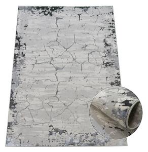 Koberec Allianz 6308 GREY – sivý obdĺžnikový s vzorom Rozmer: 60x100 cm