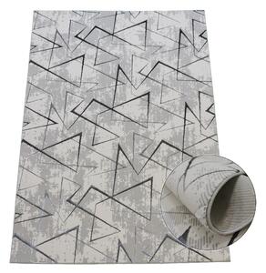 Koberec Esprit 3608 GREY – sivý so vzorom, 100% polyester Rozmer: 60x100 cm
