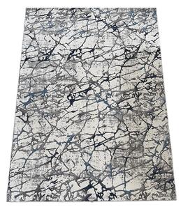 Koberec Pera 3305 BLUE – modrý béžový obdĺžnikový koberec Rozmer: 120x180 cm