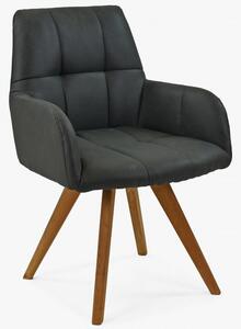 Stolička do jedálne v čiernej látke, Nebolo