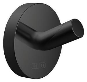 Emco Round - Háčik 40 mm, montáž pomocou lepenia alebo vŕtania, čierna 437513300