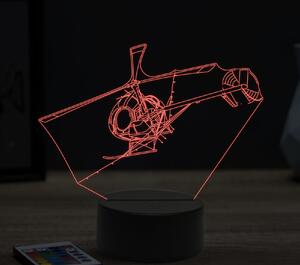 Beling 3D lampa,Agro helicopter, 16 farebná ULA6