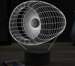 Beling 3D lampa, turbína, 16 farebná ULA12