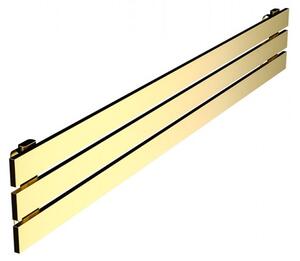 NOVARD Dekoratívny radiátor Benett 3 Farba: Gold, Veľkosť: 210/1000